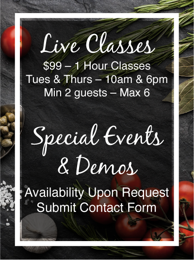 Austin TX Cooking Classes Schedule